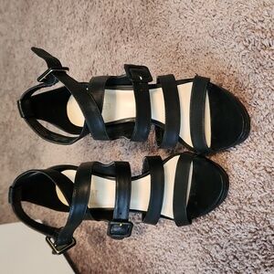 Nine West strappy heel